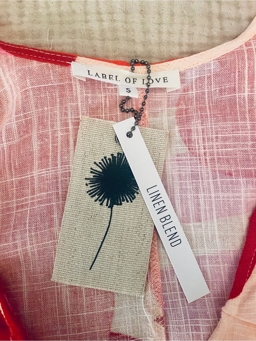 NWT Anthropologie + Label of Love Linen Blend Swing Mini Dress. Small. Pockets! - Picture 6 of 7